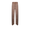 Wales Bonner Harmonic Wide-leg Checked Virgin Wool And Mohair-blend Tweed Trousers In Brown
