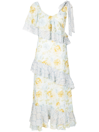 We Are Kindred Giovanna Tiered Dress In Blue