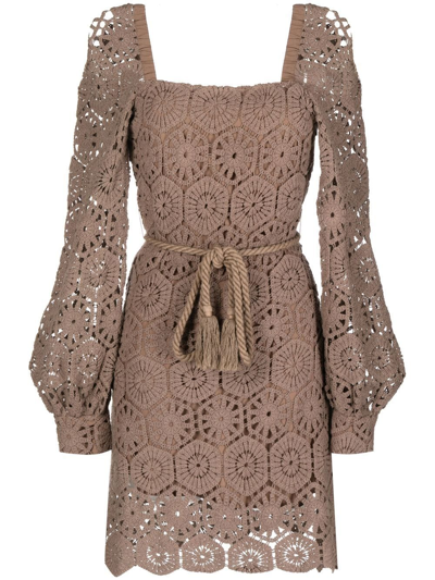 We Are Kindred Viola Mini Dress In Brown