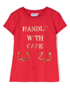 MOSCHINO HANDLE WITH CARE T-SHIRT