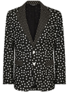 DOLCE & GABBANA POLKA-DOT PRINT BLAZER