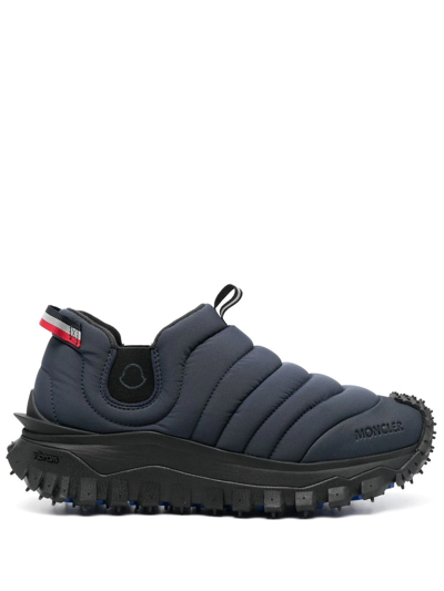 Moncler Navy Trailgrip Après Sneakers In 76a Navy