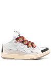 Lanvin Curb Sneakers In White