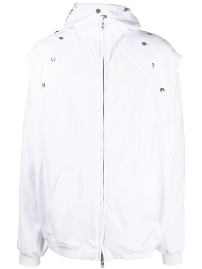 Walter Van Beirendonck Star Zip-fastening Hoodie In Weiss