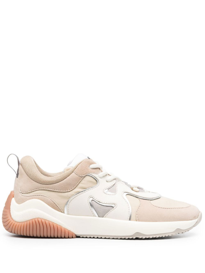 Hogan Rebel Low-top Sneakers In Nude