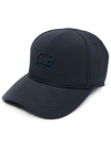 C.p. Company C.p.company Embroidered Logo Cap In Blau
