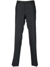 Pt Torino Straight-leg Virgin Wool-blend Trousers In Grau