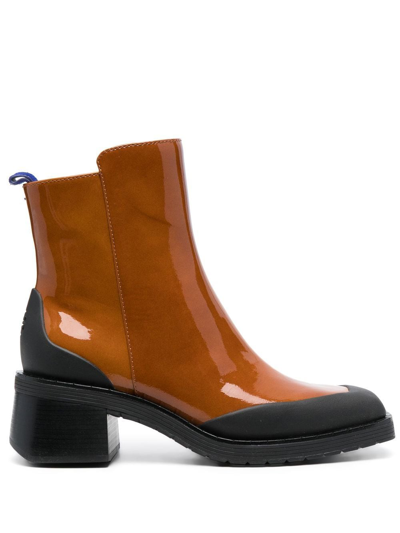 Tory Burch Expedition Boot In Tan Cuoio/cobalt
