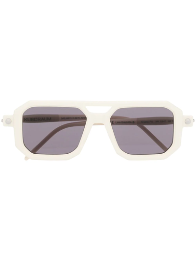 Kuboraum Square-frame Sunglasses In Weiss