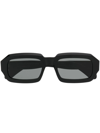 Retrosuperfuture Pilastro Square-frame Sunglasses In Black