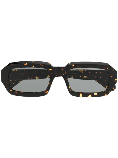Retrosuperfuture Tortoiseshell-effect Sunglasses In Braun