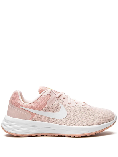 Nike Revolution 6 Next Nature Wide Sneakers In Pearl Pink/white/pink Bloom/coral Chalk