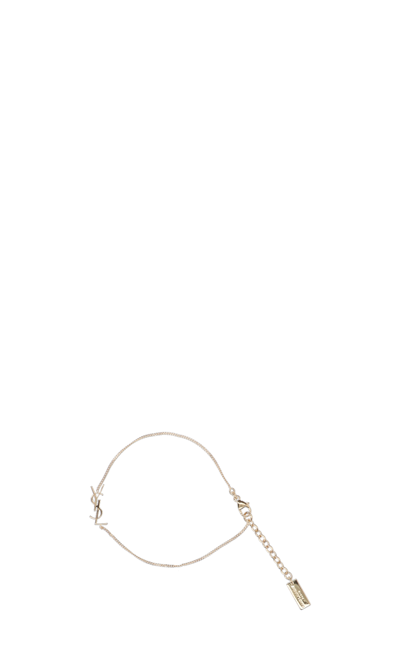 Saint Laurent 'opyum' Charm Bracelet In Oro