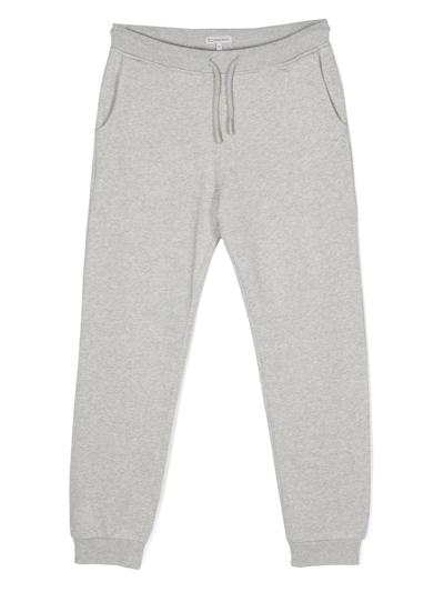 Woolrich Kids' Organic-cotton Track Trousers In Grigio