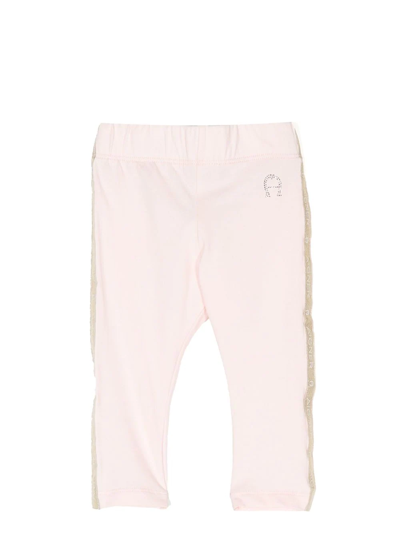 Aigner Babies' Rhinestone-embellished Stretch Leggings In Pink