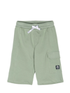 Aigner Patch-pocket Shorts In Green