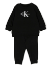 CALVIN KLEIN JEANS EST.1978 LOGO-PRINT TRACKSUIT SET