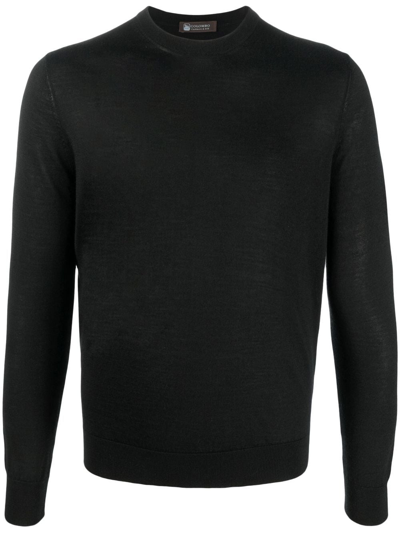 Colombo Crew Neck Long-sleeved Jumper In 蓝色