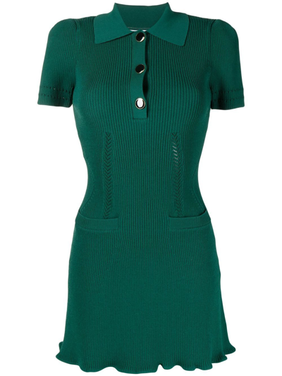 self portrait green knit dress Self-Portrait Dresses | Nwt Self-Portrait Ribbed Knit Midi Dress Spearmint Small Cut-Out Button Details | Color: Green | Size: S