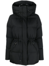 Mackage Padded Zip-up Coat In Black