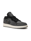 Jordan Air  1 Low Se Craft "inside Out" Sneakers In Black