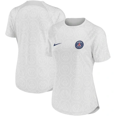 Nike Paris Saint-germain  Women's Dri-fit Pre-match Soccer Top In Blue