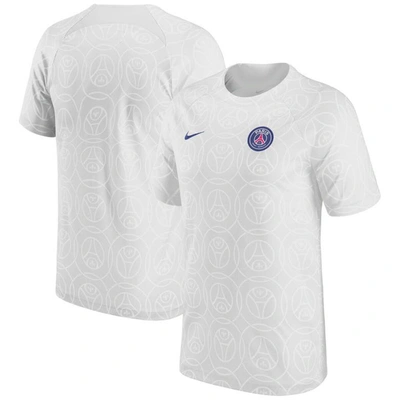 Nike Paris Saint-germain  Men's Dri-fit Pre-match Soccer Top In Blue