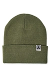 Brixton Harbor Beta Watch Cap Beanie In Military Olive