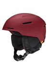 Smith Altus Snow Helmet With Mips In Matte Sangria