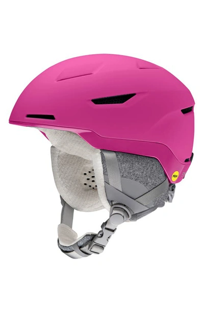 Smith Vida Snow Helmet With Mips In Matte Fuchsia
