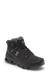 On Cloudrock 2 Waterproof Hiking Boot In Black