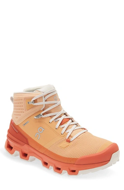 On Cloudrock 2 Waterproof Hiking Boot In Orange