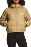 The North Face Hydrenalite Hooded Down Jacket In Antelope Tan