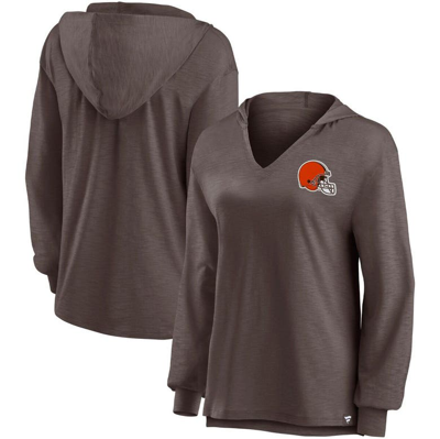 Fanatics Branded Brown Cleveland Browns Jumper V-neck Pullover Hoodie