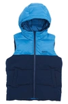 Barbour Little Boy's & Boy's Corbridge Zip-up Vest In Navy