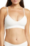 Skims Soft Smoothing Bralette In Marble