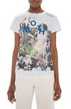 Mother The Boxy Goodie Goodie Focus Cotton Graphic Tee In Clc - Club Du Chalet