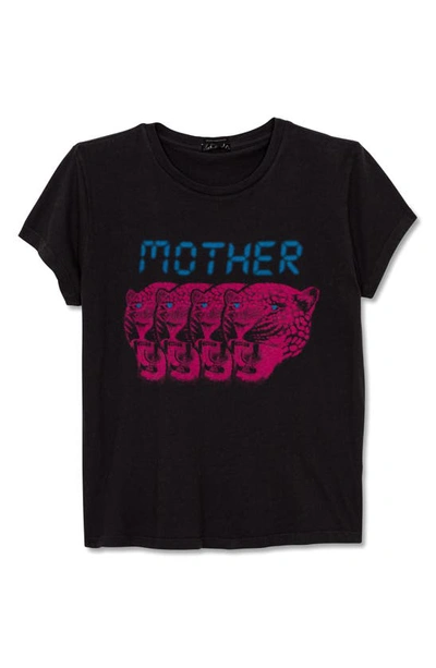 Mother The Boxy Goodie Goodie Focus Cotton Graphic Tee In Egd - Seeing Double