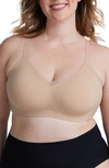 Honeylove Crossover Wireless Bra In Sand