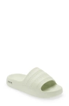 Adidas Originals Adilette Ayoon Sandal In Linen Green/core Black/linen Green