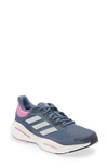 Adidas Originals Solar Glide 5 Running Shoe In Wonder Steel/silver Metalic/bliss Lilac