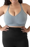 Kindred Bravely Sublime Nursing Sports Bra In Seaglass Heather