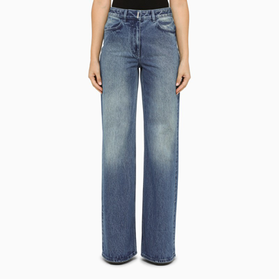 Givenchy Faded Blue Cotton Jeans