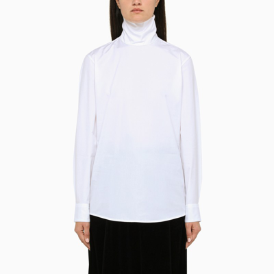 Dries Van Noten White Poplin Shirt