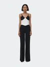 Jonathan Simkhai Kassandra Bootcut Pant In Black