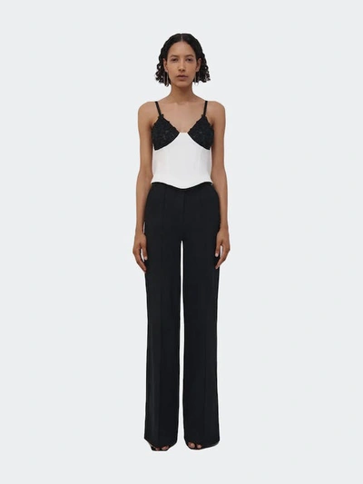 Jonathan Simkhai Kassandra Bootcut Pant In Black