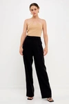 Endless Rose Classic Pleated Suit Trousers In Black