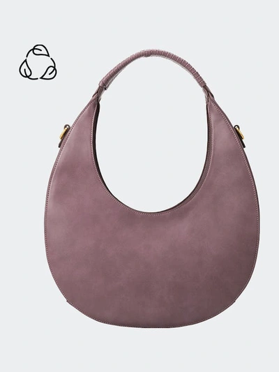 Melie Bianco Danni Lavender Large Recycled Vegan Shoulder Bag In Purple