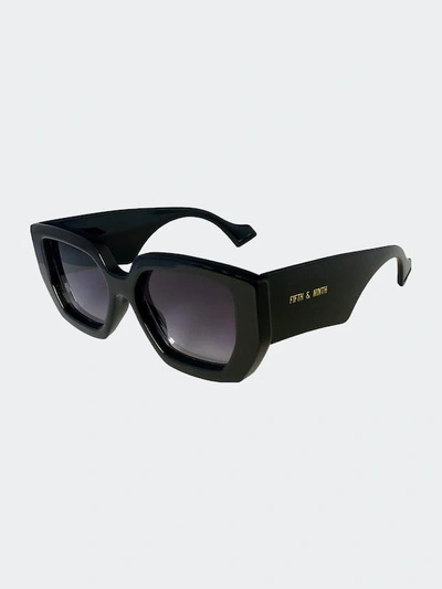 Fifth & Ninth Rue 67mm Polarized Square Sunglasses In Black