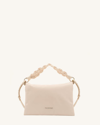 Transience Pillow Flap Pouch Shoulder Bag In White